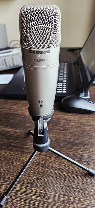 Студийный микрофон. Samson C01U Pro USB микрофон  для стрима, игр