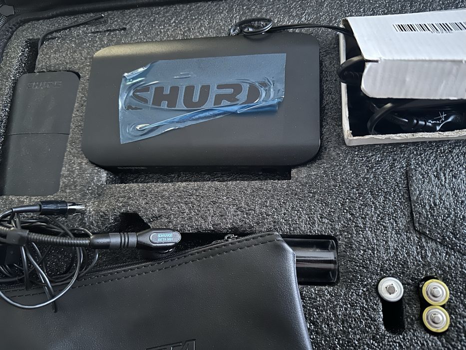 Безжична система Shure BLX14/Beta98H за духови инструменти (Като нова)