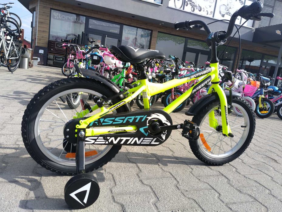 PASSATI Алуминиев велосипед 16" SENTINEL жълт