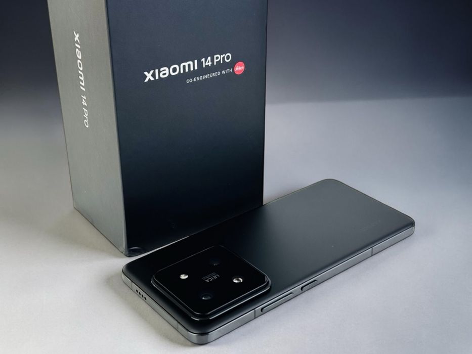 КАТО НОВ! Xiaomi 14 Pro 256GB 12RAM Black Гаранция!