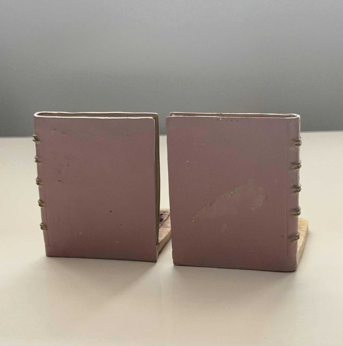 Чифт винтидж държачи за книги Teddy Tales