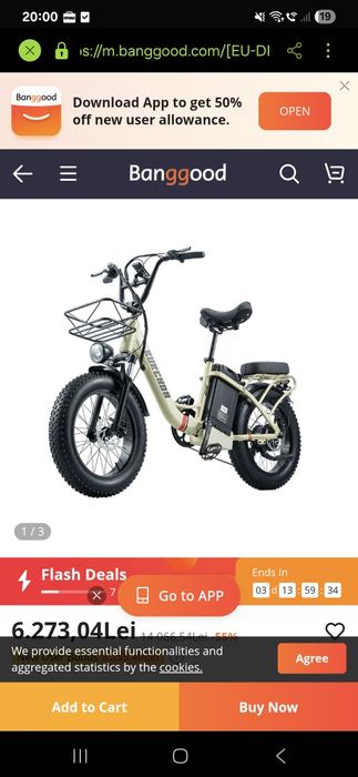 Bicicleta electrica Burchda U8