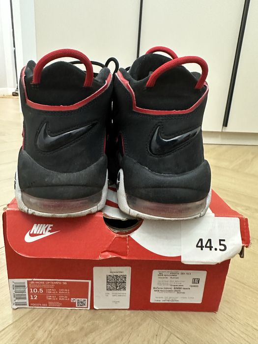 nike air more uptempo 'red toe'