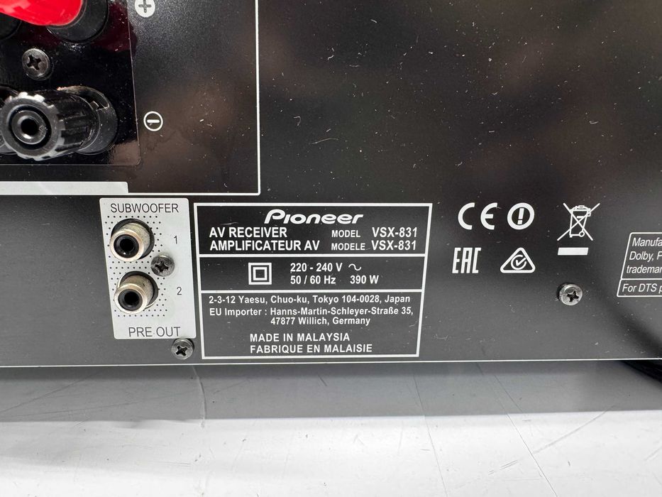Ресийвър - Pioneer VSX-832 Bluetooth / Wi-Fi