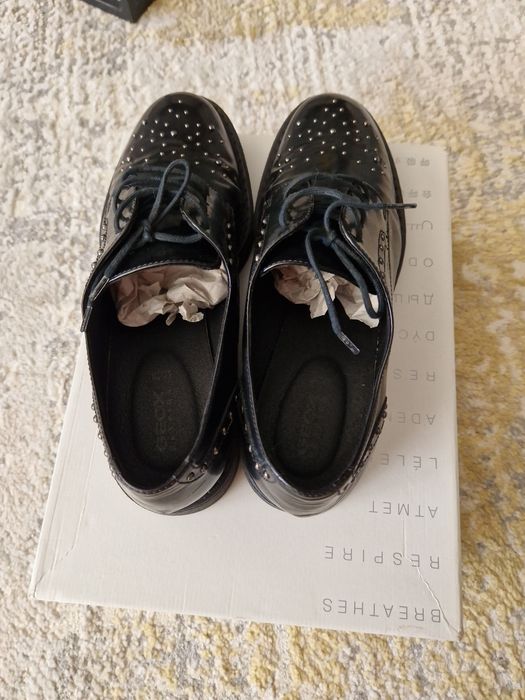 Pantofi geox, model brogue de dama, 39