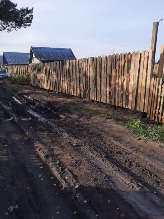 Забор высота два метра