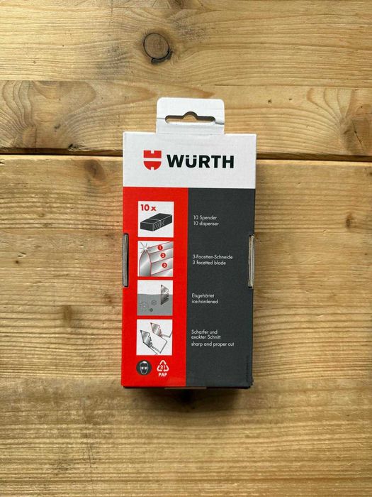 Set 100 lame trapezoidale Wurth pentru cutter
