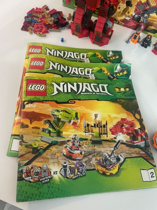 Lot Lego Ninjago 2260, 9448, 9456 Zane Dx Rar