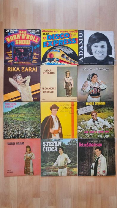 Lot 11 Viniluri – Muzică Populară & Retro (Stare Excelentă)