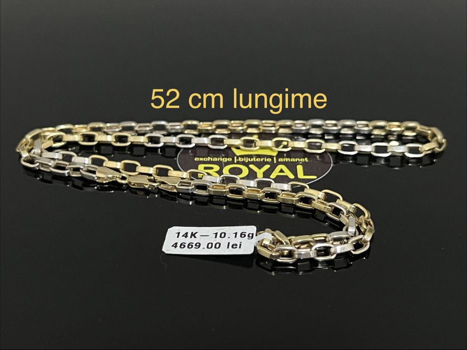 Bijuteria Royal CB : Lant aur 14k 585  10,16 grame