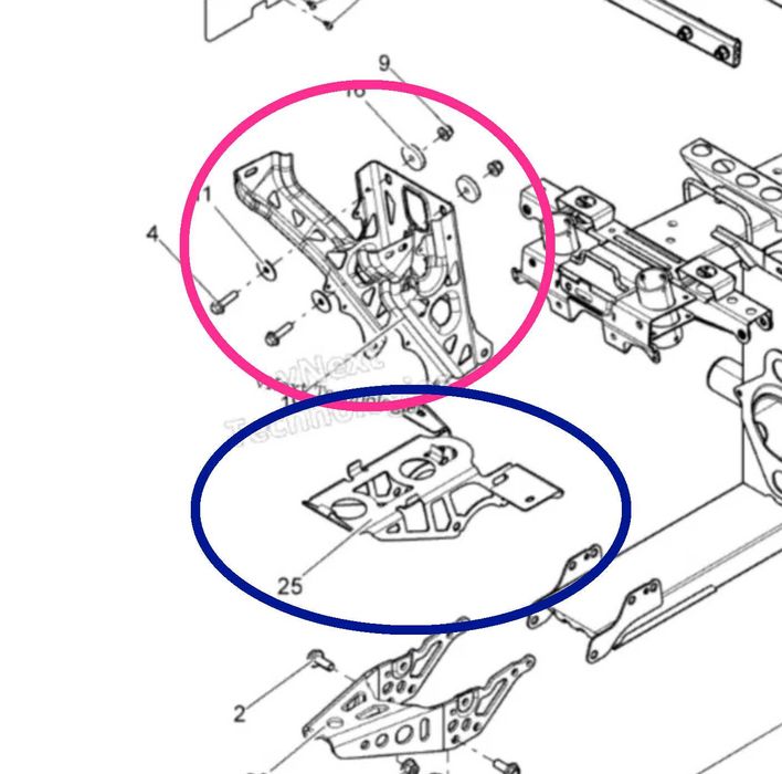 Нов Заден СЪПОРТ, Стойка за Акумулатор Can-Am Renegade 800 G1