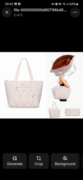 Nike Essential Tote Bag Pink/Cream