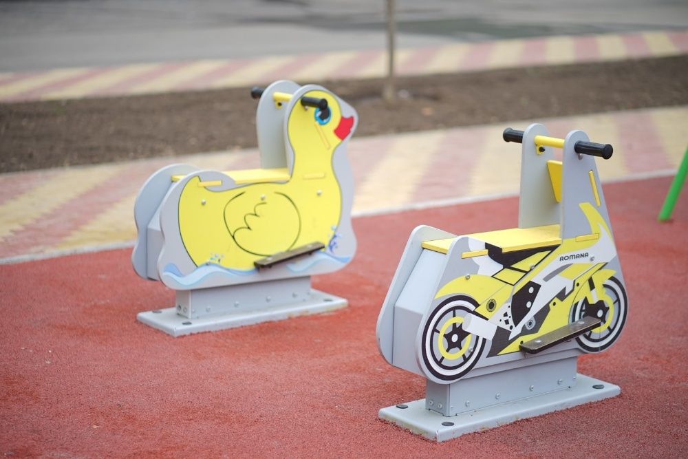 Качалки ROMANA Детские площадки Горки Качели Карусели Рукоходы Городки