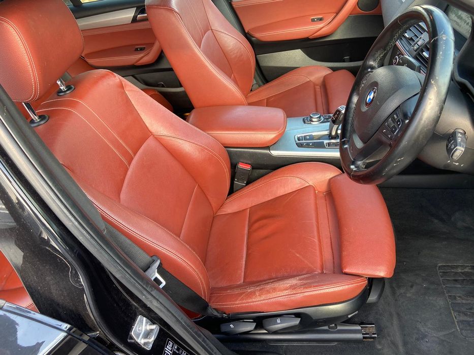 Interior piele roșie recaro BMW X3 F25 cu încălzire