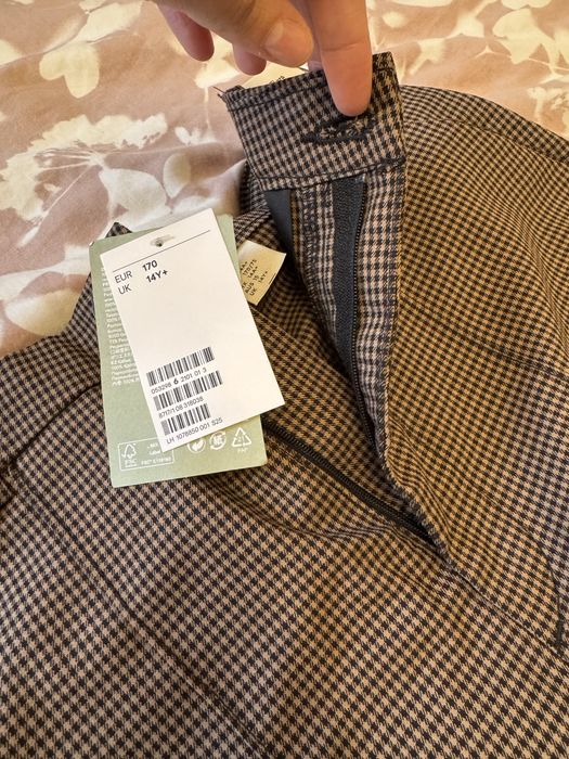 Pantaloni evazati, maro H&M
