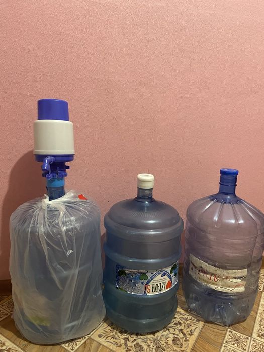 Бутыль для воды 19 литров, помпа
