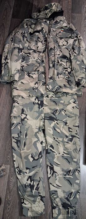 Шуба с панталон камуфлаж