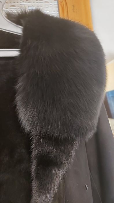 Дубленка с соболем и норкой