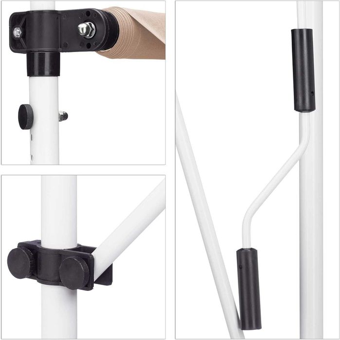 Relaxdays Copertina retractabila pentru terasa ,bej, 200 cm