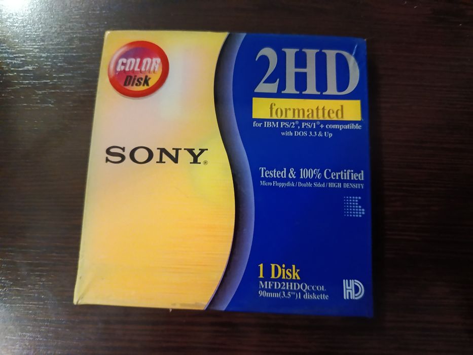 Дискета Sony 2HD