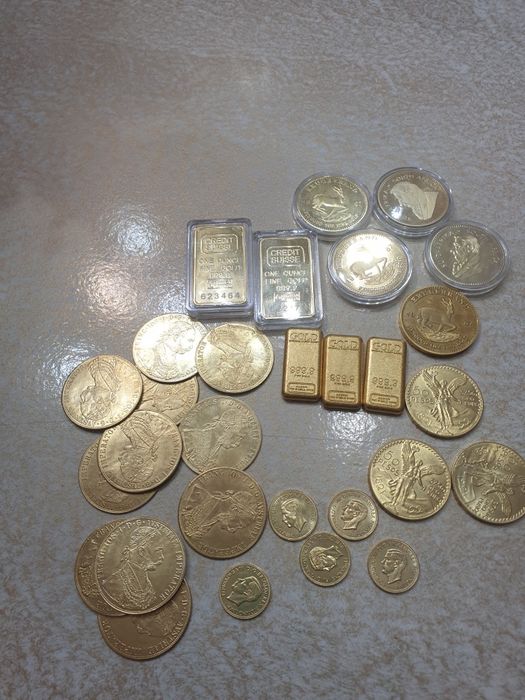 Monde placate cu aur de 24k 1/1 cu cele originale atat la aspect cat si la gramaj trimit in tota România moneda
