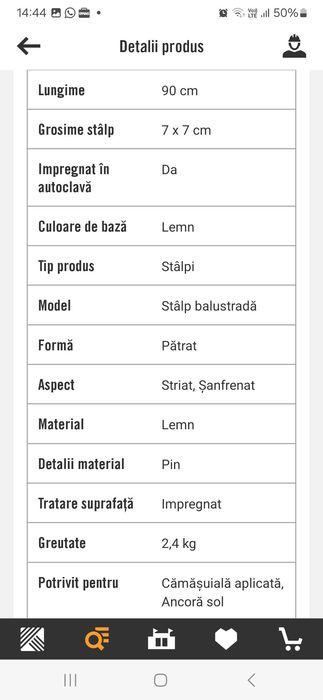 Stalpi lemn grădină
