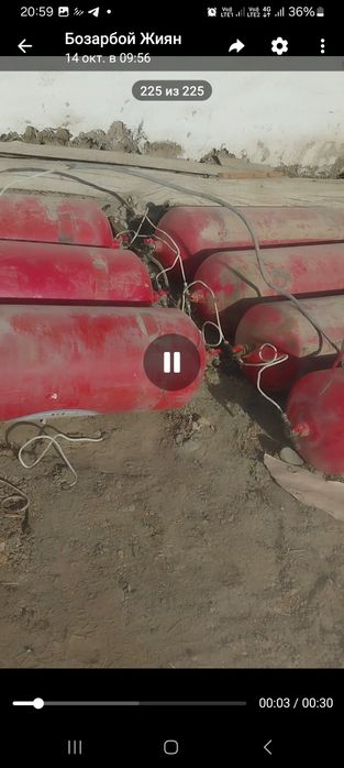 Метан балон 100 лик узуни