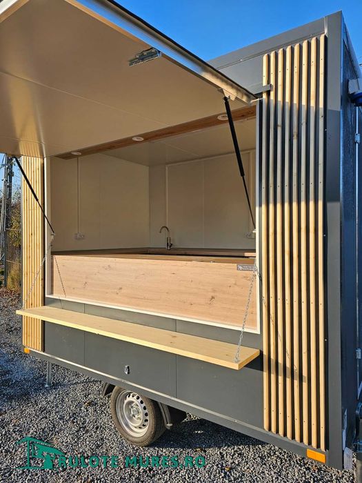 Rulota comerciala 3m, Patiserie, BAR , CAFENEA pe roti, FAST FOOD !!!