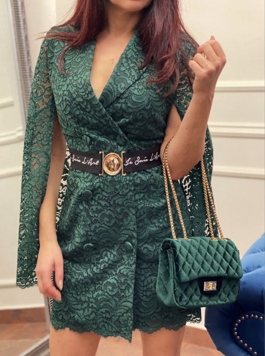 Avin рокля от луксозна дантела Emerald