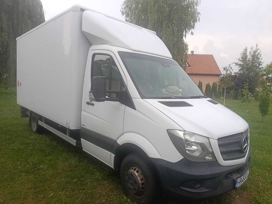 Mercedes Sprinter 314 automat, 8 europaleți, lift, punte dublă, climă, 1+1 locuri