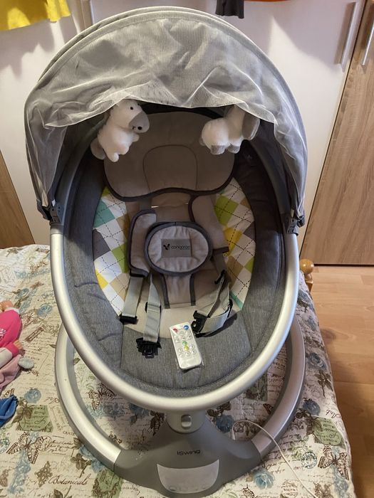 Бебешка електрическа люлка кенгуру