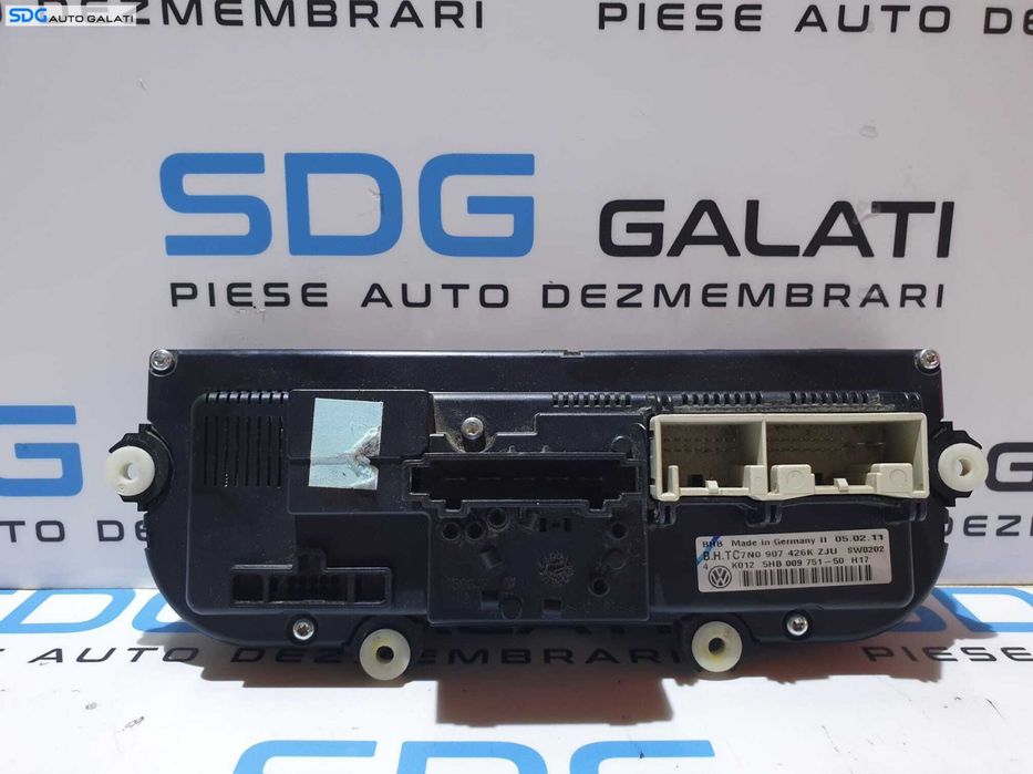 Panou Modul Comanda AC Aer Conditionat Clima Volkswagen Passat CC 2009 - 2012 Cod 7N0907426K