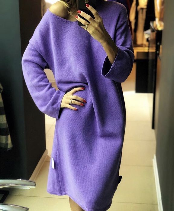 Кашемировое платье