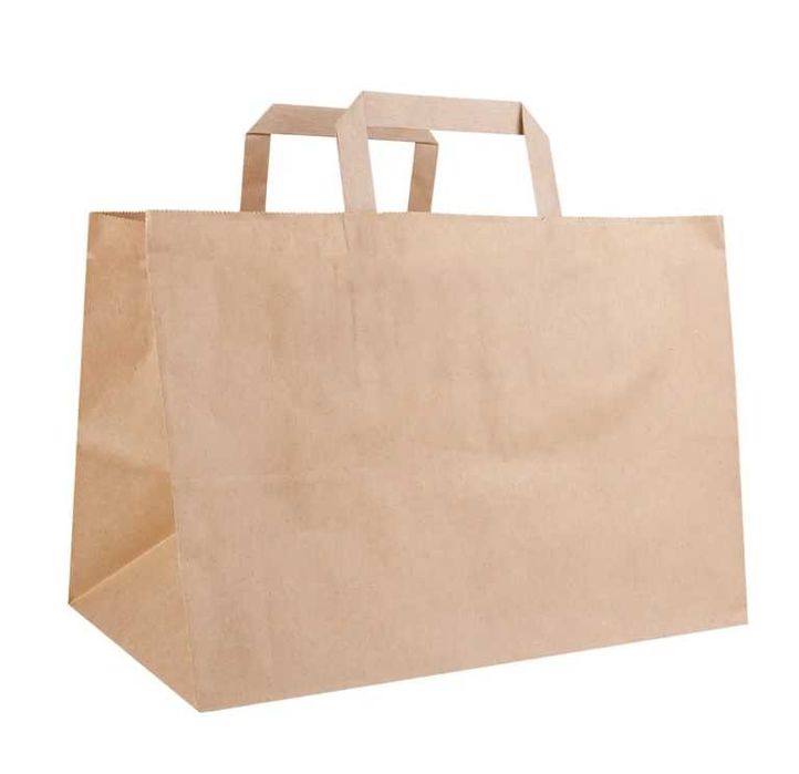 Крафт пакеты с ручками и без