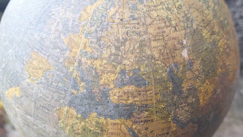 Глобус на Земята 1955 – 1959г.