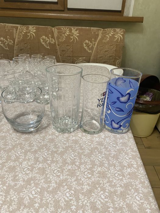 Стаканы, рюмки,вазочки