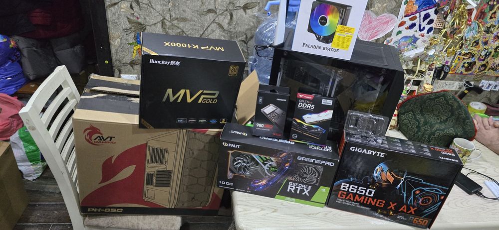 Компьютер Системный блок  фулл комплект с коробками