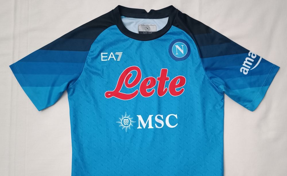 Emporio Armani EA7 Napoli Jersey оригинална тениска ръст 140-152см