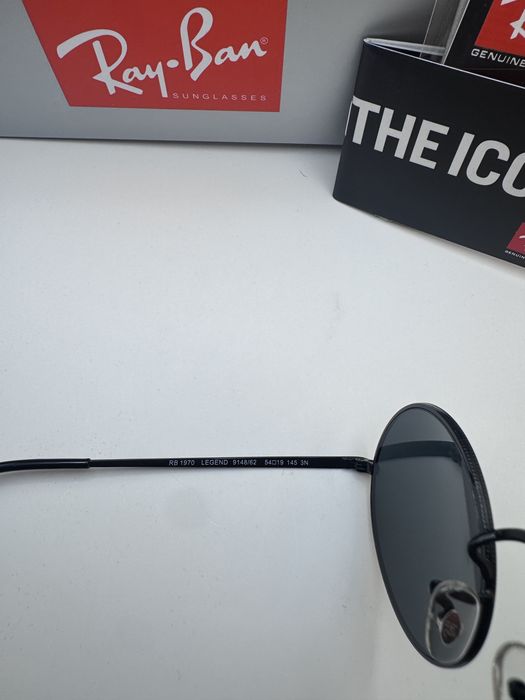 Ochelari de soare RAY BAN 1970 Oval Noi