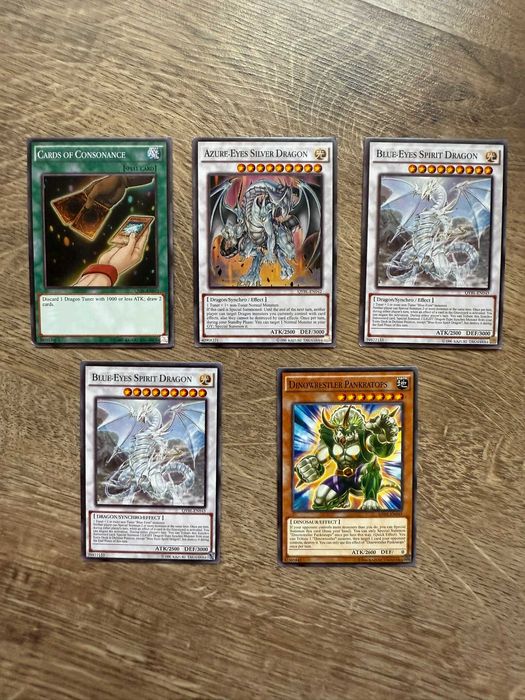 Yu-Gi-Oh! Карти Blue-Eyes White Dragon Deck – колекционерски комплект