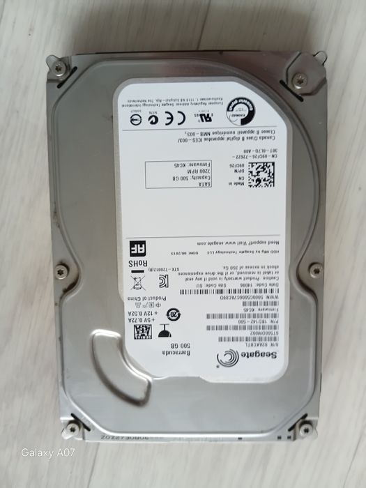 Продам жесткий диск на 500 Гб