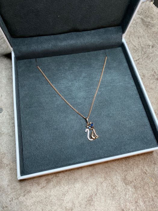 Золотая цепочка с подвеской Sokolov, цепь из золота