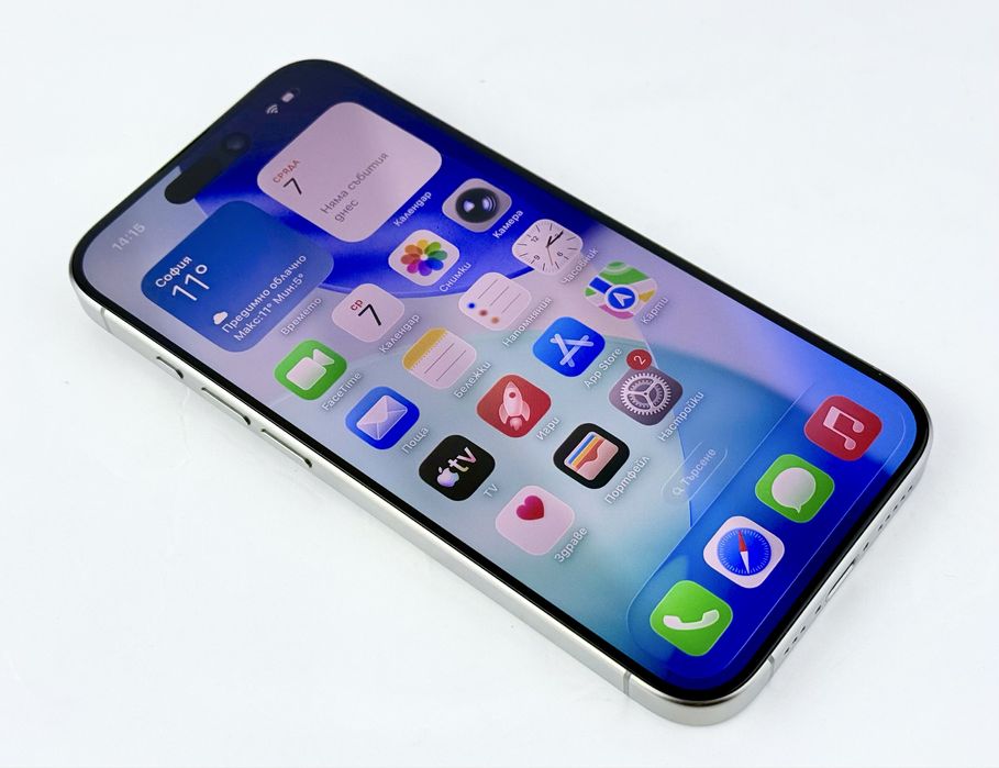 Apple iPhone 15 Pro 128GB Natural Titanium USA Перфектен! Гаранция!