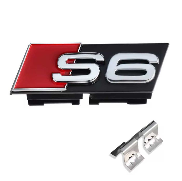 Set embleme fata/spate AUDI Sline Emblema grila / haion S3 S4 S5 S6 S7
