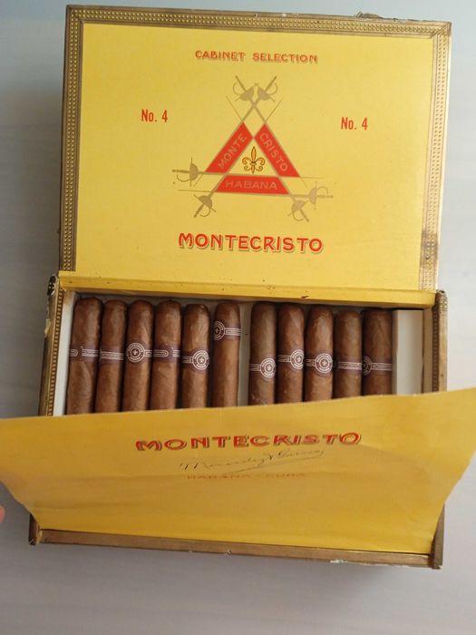 Табакери Куба Празна кутия дървина Montecristo