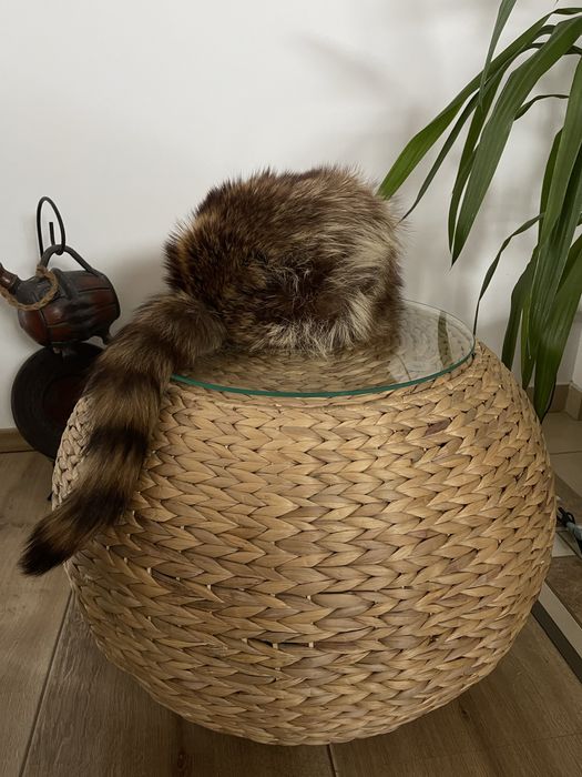 Caciula din blana naturala. Unisex masura 56-57.