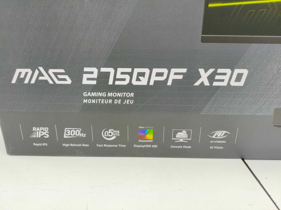 Монитор MSI MAG 275QPF 27" 2K 300hz Rapid IPS, 0.5ms, HDMI, DP (Black)