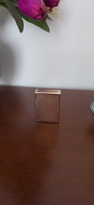 Bricheta ST Dupont Linie 1 BS mica, design Guilloche, Pink Gold
