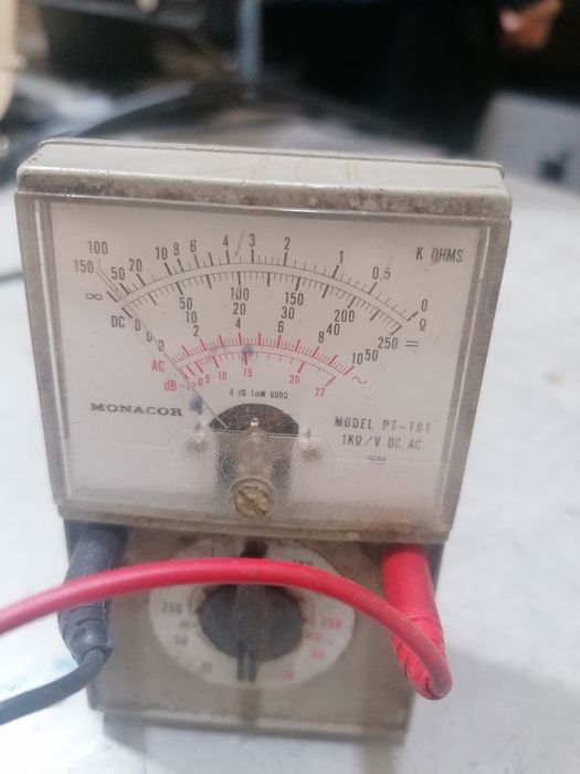 Aparat de măsură vintage Monacor PT-101