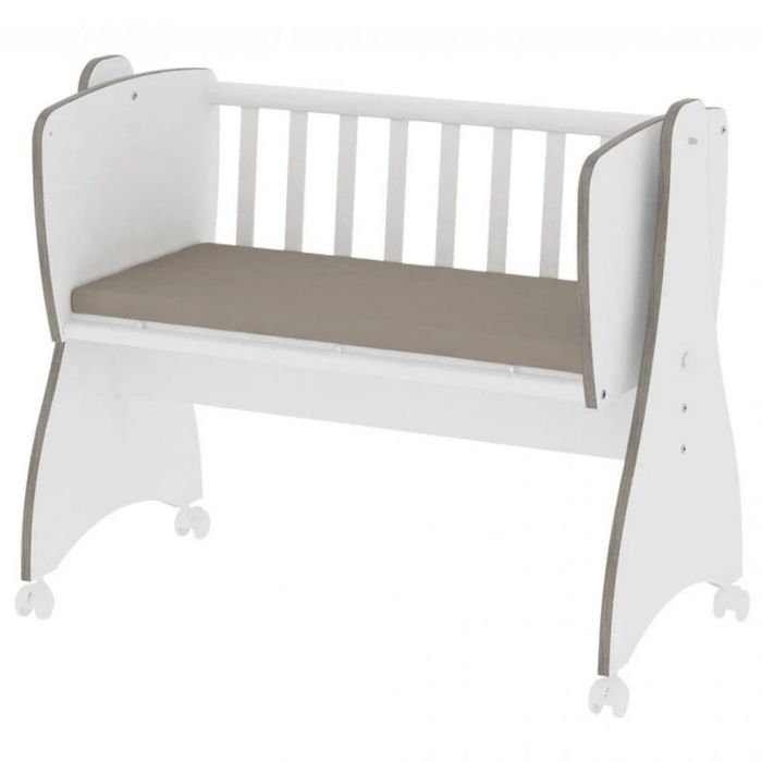 Pătut-balansoar pentru bebeluşi Lorelli - First Dream, alb